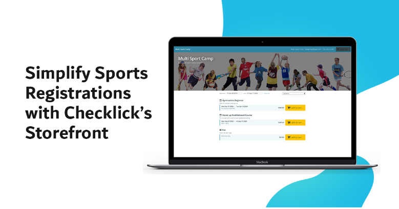 Simplify Sports Registrations with Checklick’s Storefront